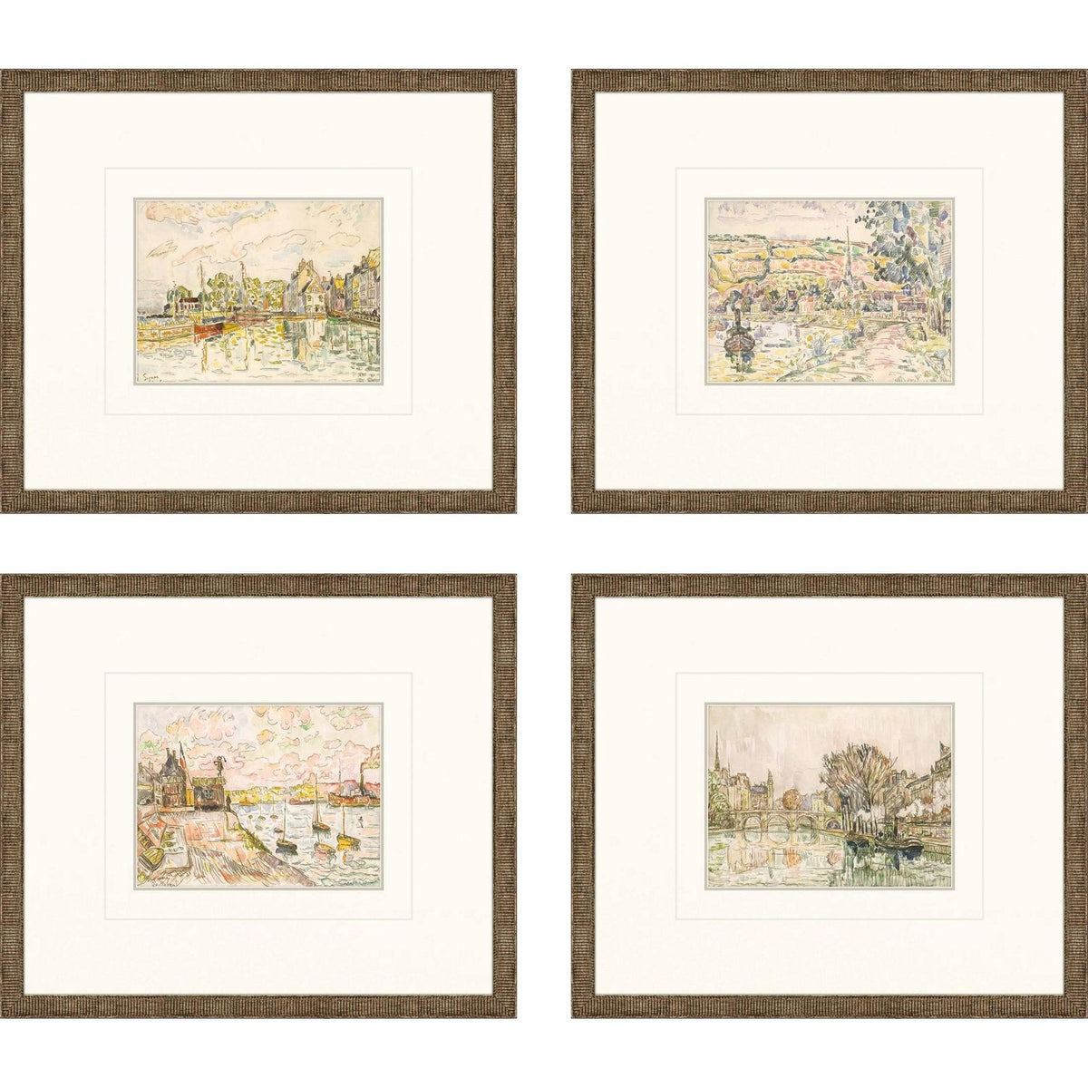 Petite Landscapes Multi Framed Wall Art 4PC