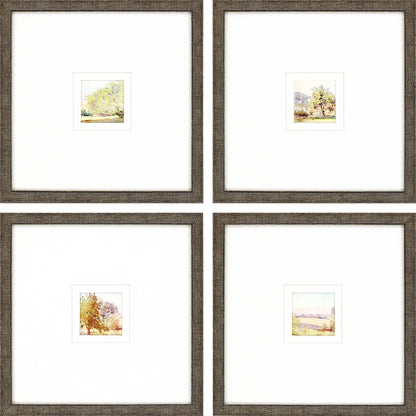Petite Sunrise Multi Canvas Art 4PC