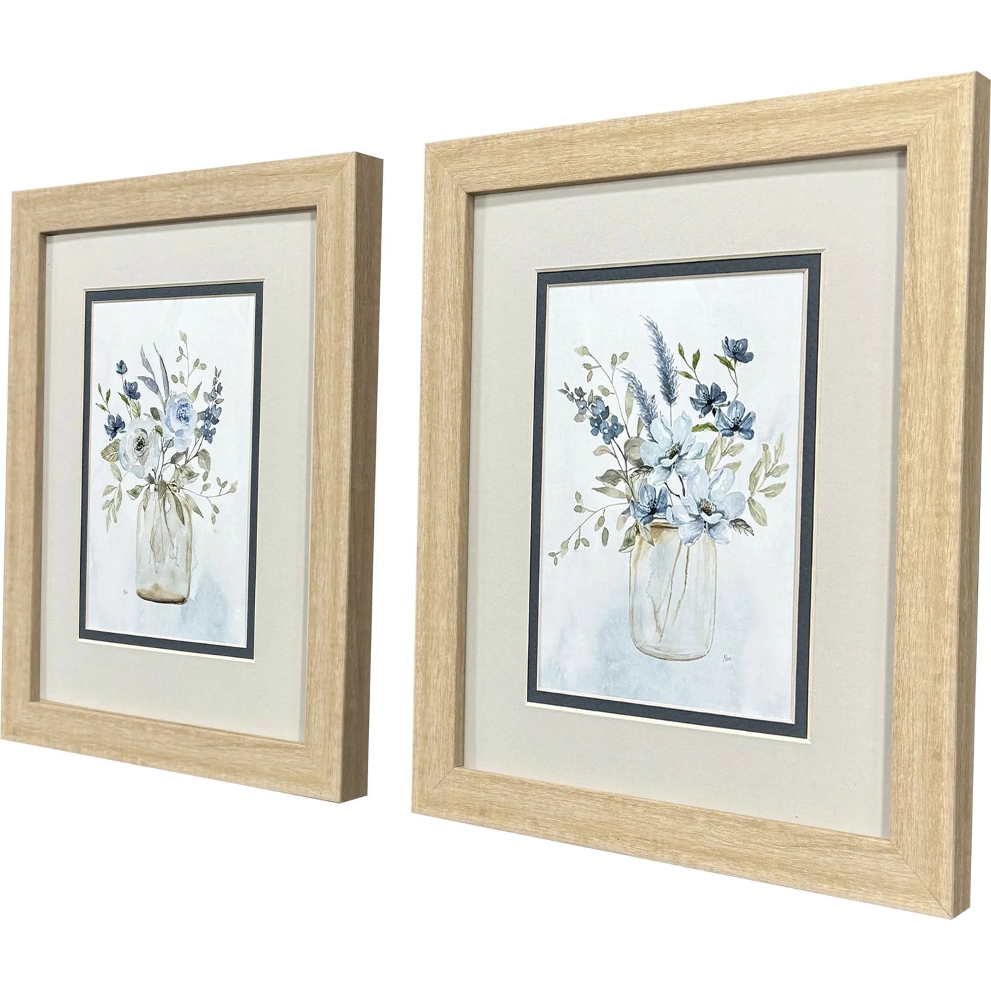 Petite & Sweet Blue Canvas Art 2PC