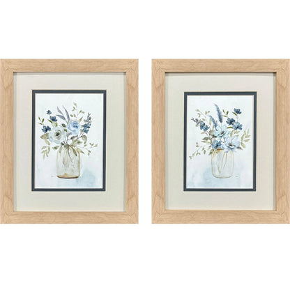 Petite & Sweet Blue Canvas Art 2PC