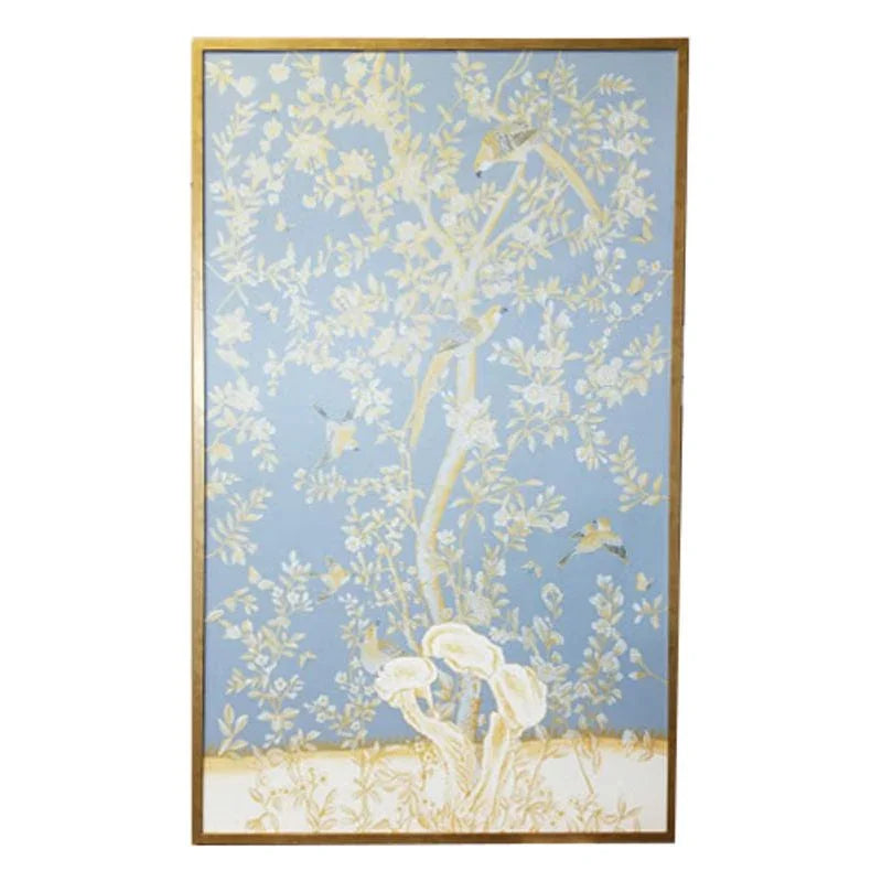 Phila Panel Gold Leaf Framed Artwork-Framed Wall Art-Chelsea House-LOOMLAN