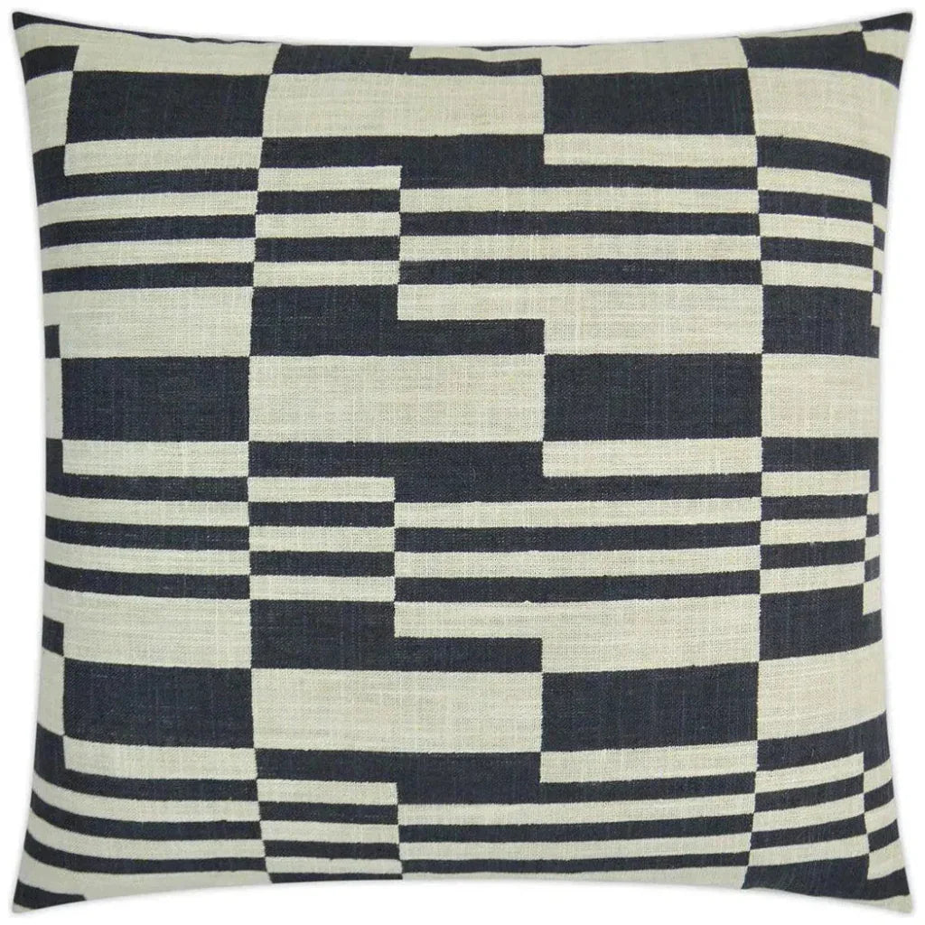 Piano Domino Black Throw Pillow With Insert - LOOMLAN - D.V. Kap - Throw Pillows