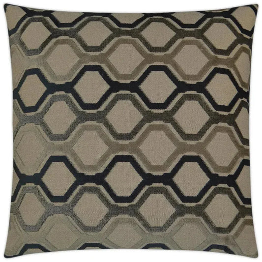 Piazza Smoke Brown Throw Pillow With Insert - LOOMLAN - D.V. Kap - Throw Pillows