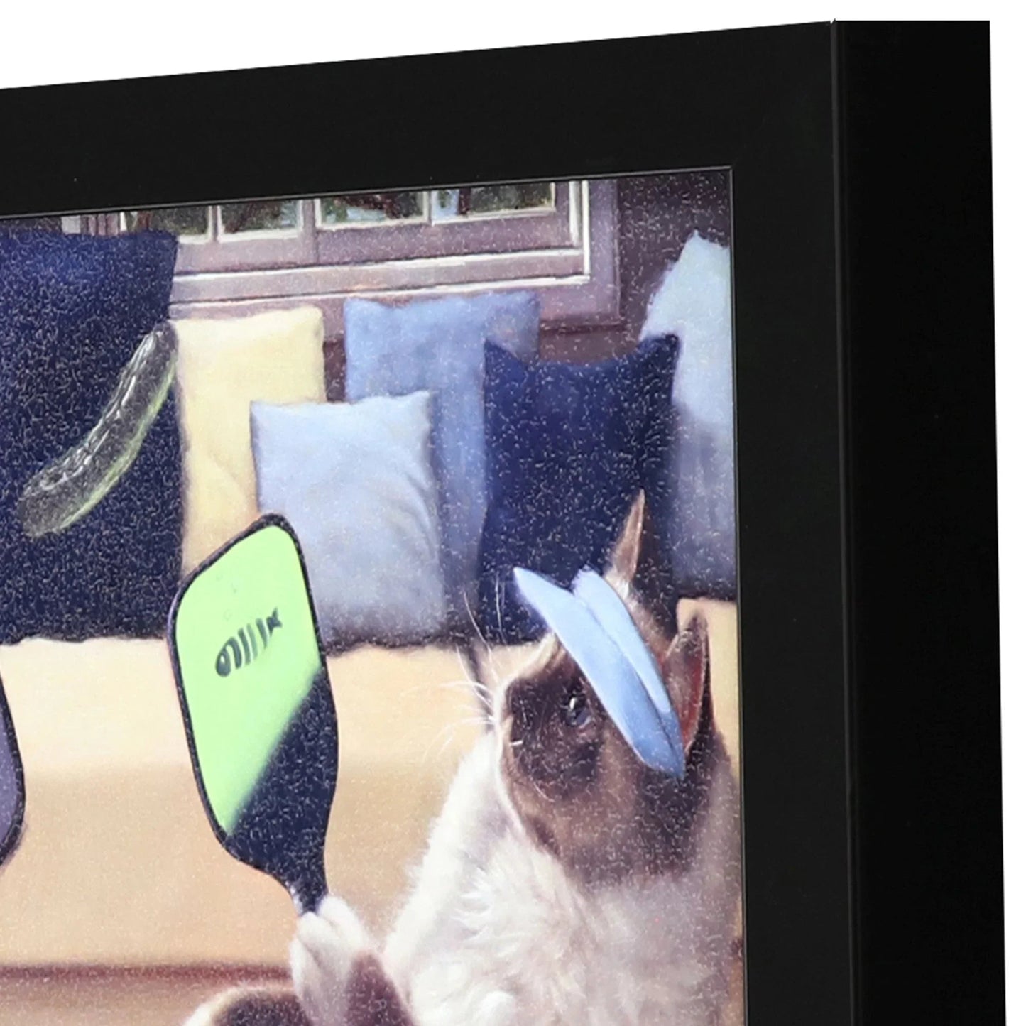 Pickleball Black Frame Canvas Art