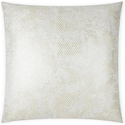 Pitone Animal Glam Gold White Large Throw Pillow Insert - LOOMLAN - D.V. Kap - Throw Pillows