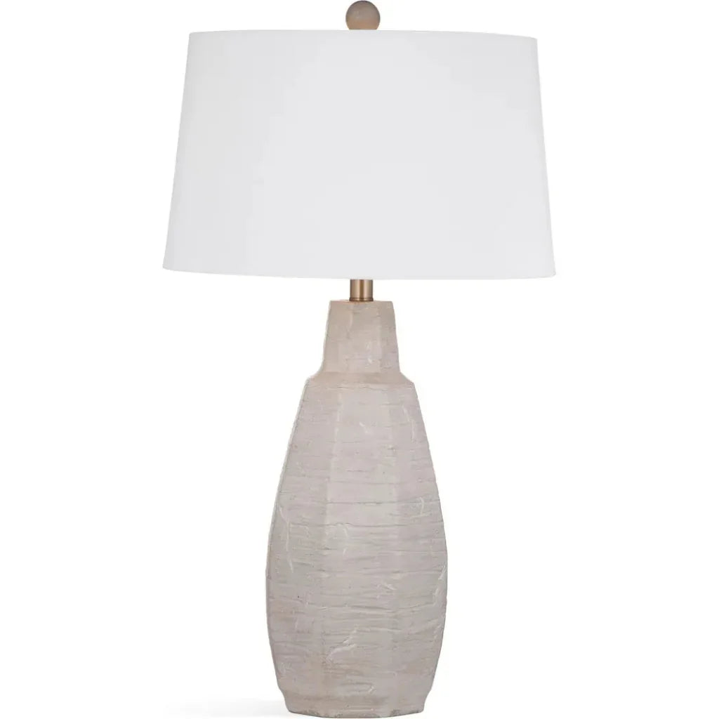 Plata Concrete and Metal Grey Table Lamp - LOOMLAN - Bassett Mirror - Table Lamps