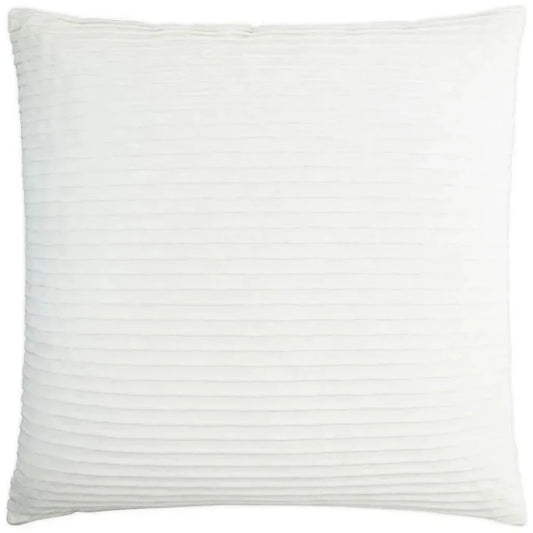 Pleatte Coconut White Throw Pillow Insert - LOOMLAN - D.V. Kap - Throw Pillows