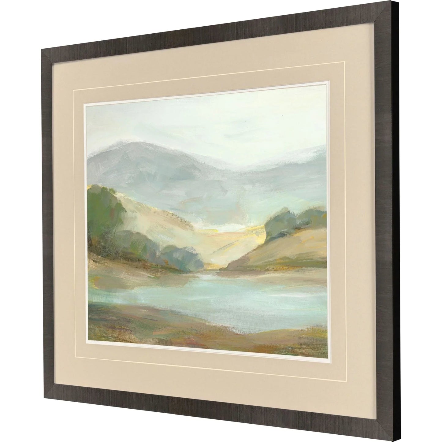 Plein Air Hills III Blue Canvas Art