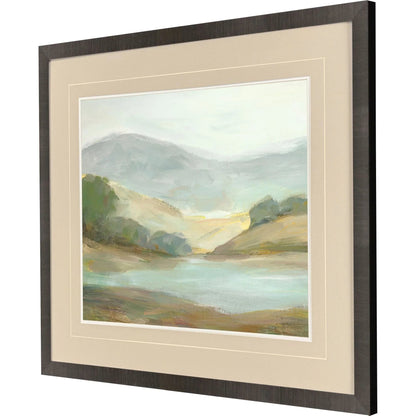 Plein Air Hills III Blue Canvas Art