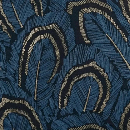 D.V. Kap Plumage Blue Throw Pillow With Insert