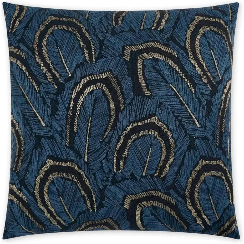Plumage Blue Throw Pillow With Insert - LOOMLAN - D.V. Kap - Throw Pillows