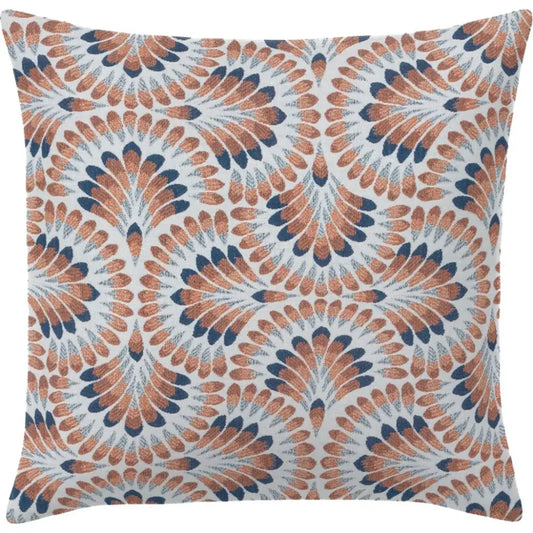 Plume Desert Handmade Outdoor Pillow-Outdoor Pillows-Earnest Collection-20" Square-LOOMLAN