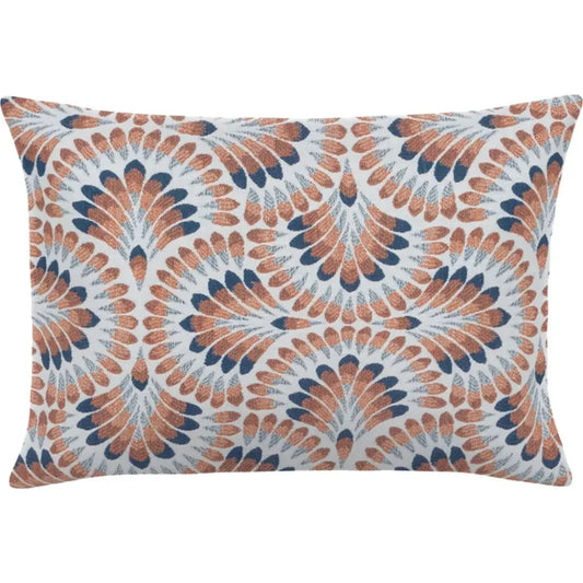 Plume Desert Handmade Outdoor Pillow-Outdoor Pillows-Earnest Collection-20"x13" Lumbar-LOOMLAN