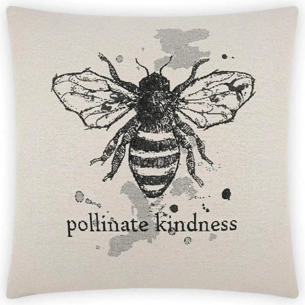 Pollinate White Throw Pillow With Insert - LOOMLAN - D.V. Kap - Throw Pillows