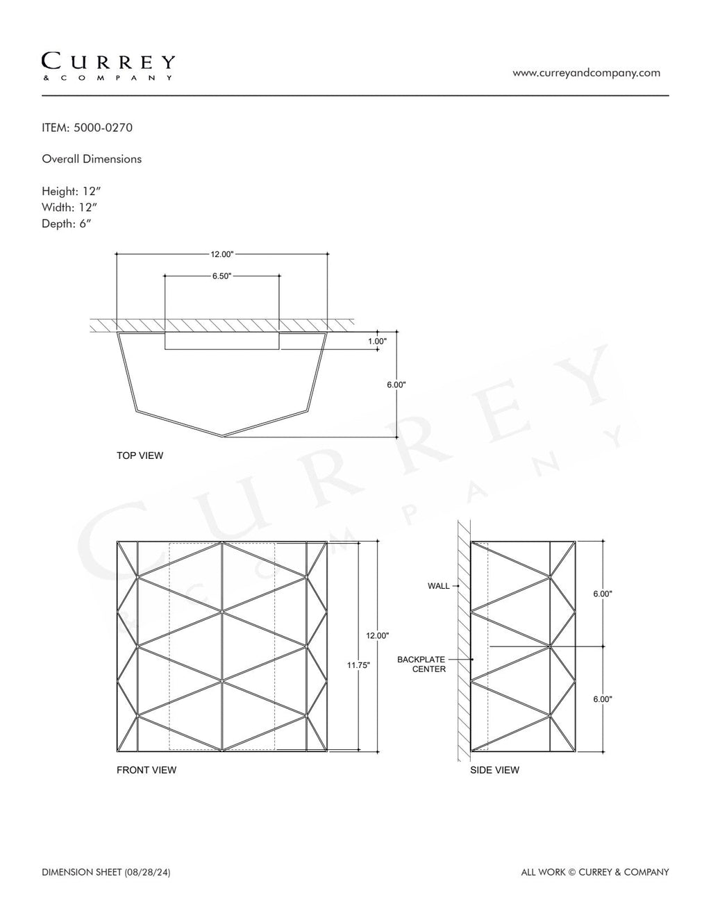 Polyhedron Modern Geometric Wall Sconce