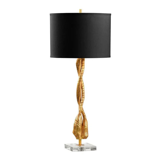 Pomp And Circumstance Gold Base Table Lamp - LOOMLAN - Wildwood - Table Lamps