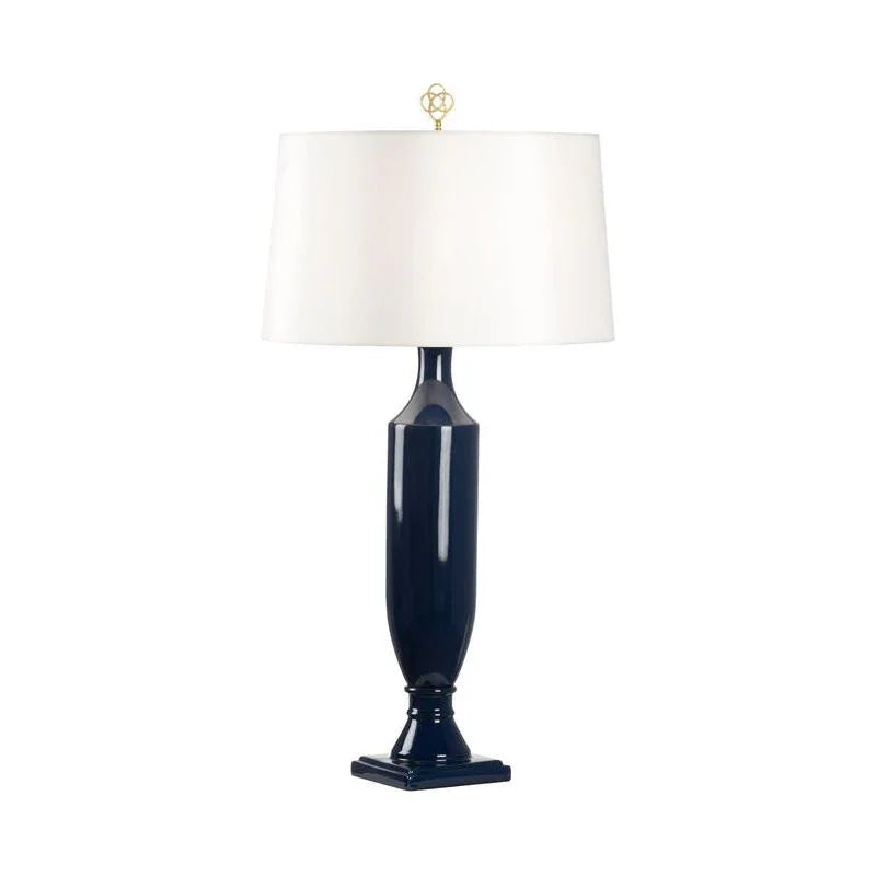Pompeii Blue Ceramic Table Lamp - LOOMLAN - Wildwood - Table Lamps