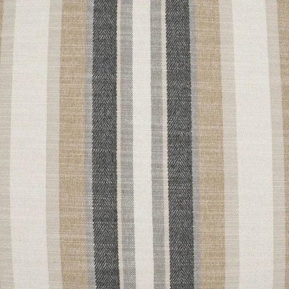 Ponce Western Chic Stripes Tan Large Throw Pillow - LOOMLAN - D.V. Kap - Throw Pillows