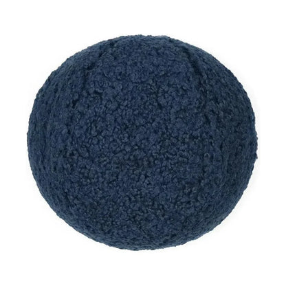 Poodle Ball 10" Navy Blue Throw Pillow Insert - LOOMLAN - D.V. Kap - Throw Pillows