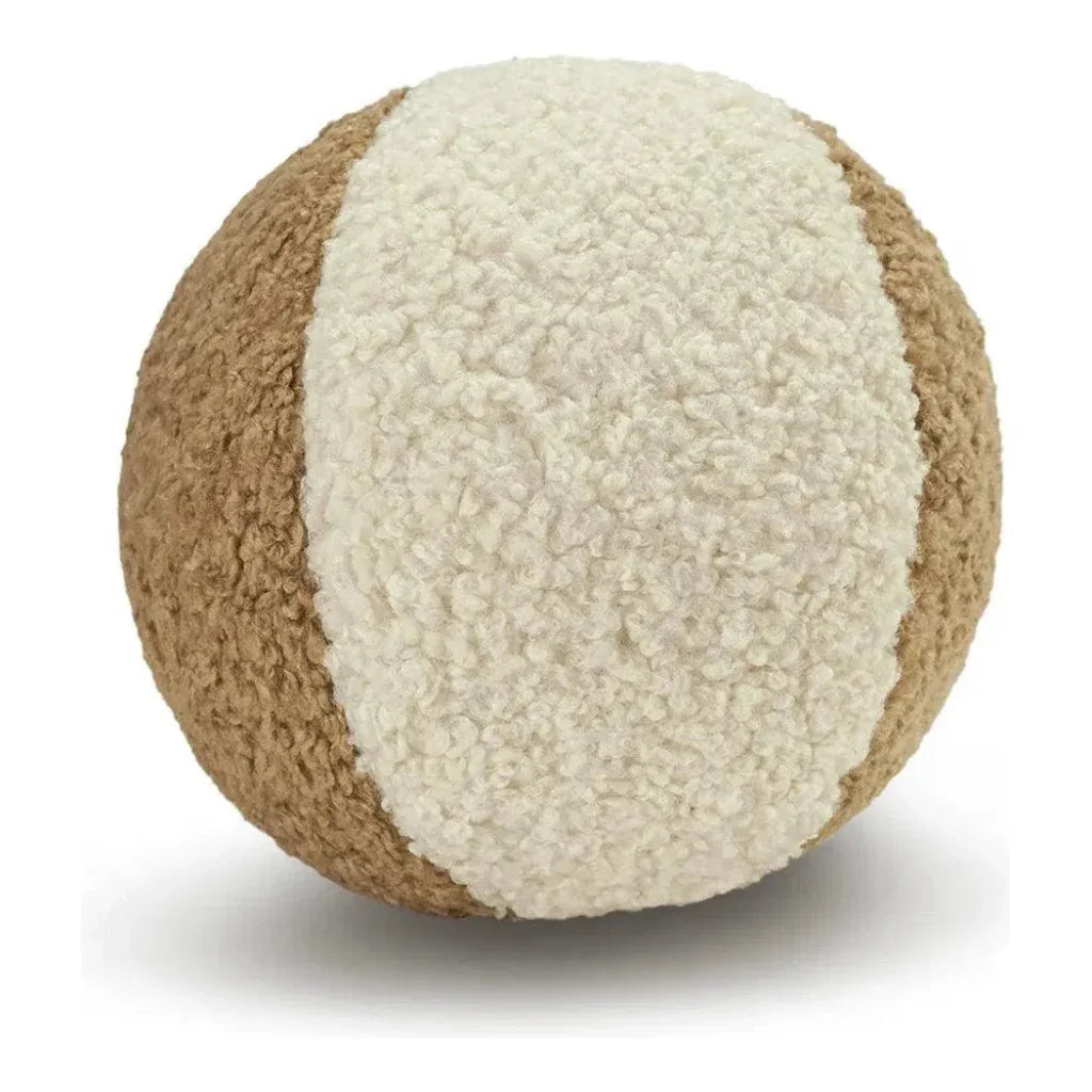 Poodle Ball II Latte Brown Throw Pillow Insert - LOOMLAN - D.V. Kap - Throw Pillows