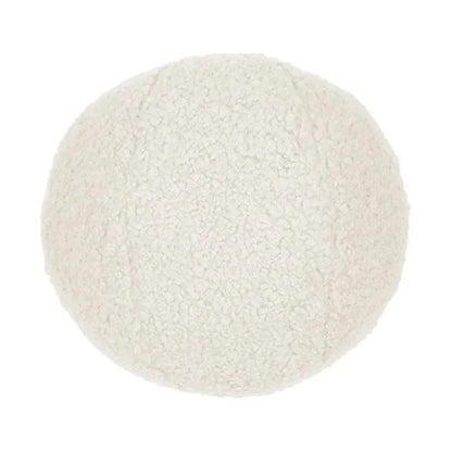 Poodle Ball Ivory Throw Pillow With Insert - LOOMLAN - D.V. Kap - Throw Pillows