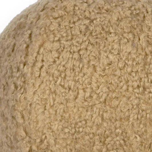 Poodle Ball Latte Brown Throw Pillow Insert - LOOMLAN - D.V. Kap - Throw Pillows