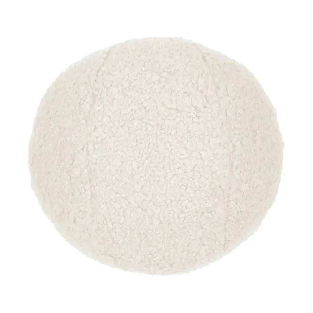 Poodle Ball Off - White Throw Pillow Insert - LOOMLAN - D.V. Kap - Throw Pillows