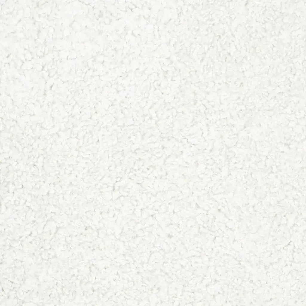 Poodle Cloud Solid Faux Fur White Large Throw Pillow - LOOMLAN - D.V. Kap - Throw Pillows