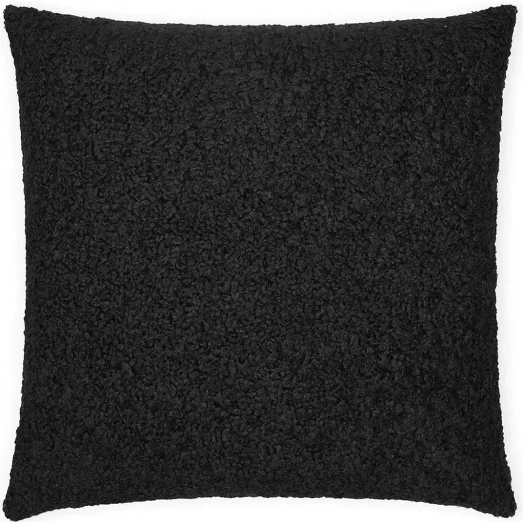 D.V. Kap Poodle Jet Black Throw Pillow With Insert