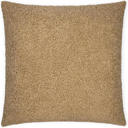 D.V. Kap Poodle Latte Brown Throw Pillow With Insert