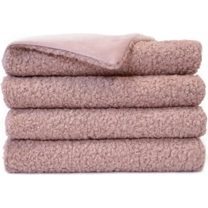 Poodle Throw - Blush - LOOMLAN - D.V. Kap - Throw Blankets