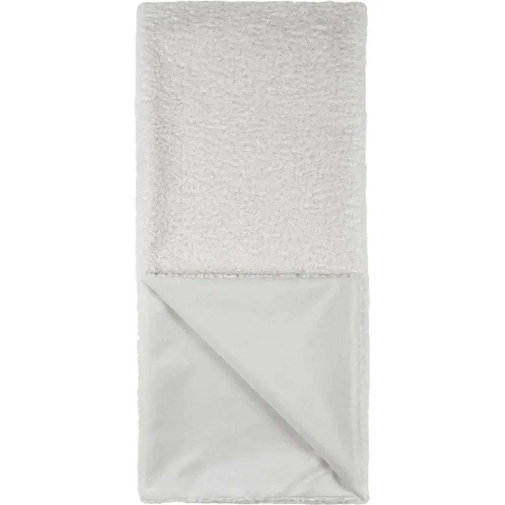 Poodle Throw - White - LOOMLAN - D.V. Kap - Throw Blankets