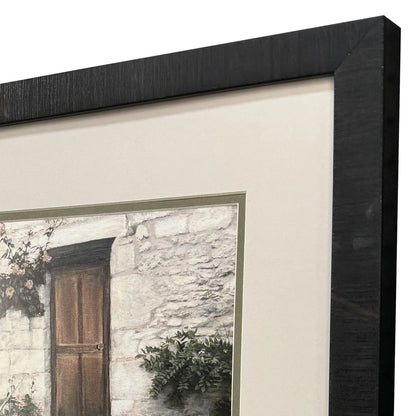 Porte Glass Front  Grey Canvas Art 2PC