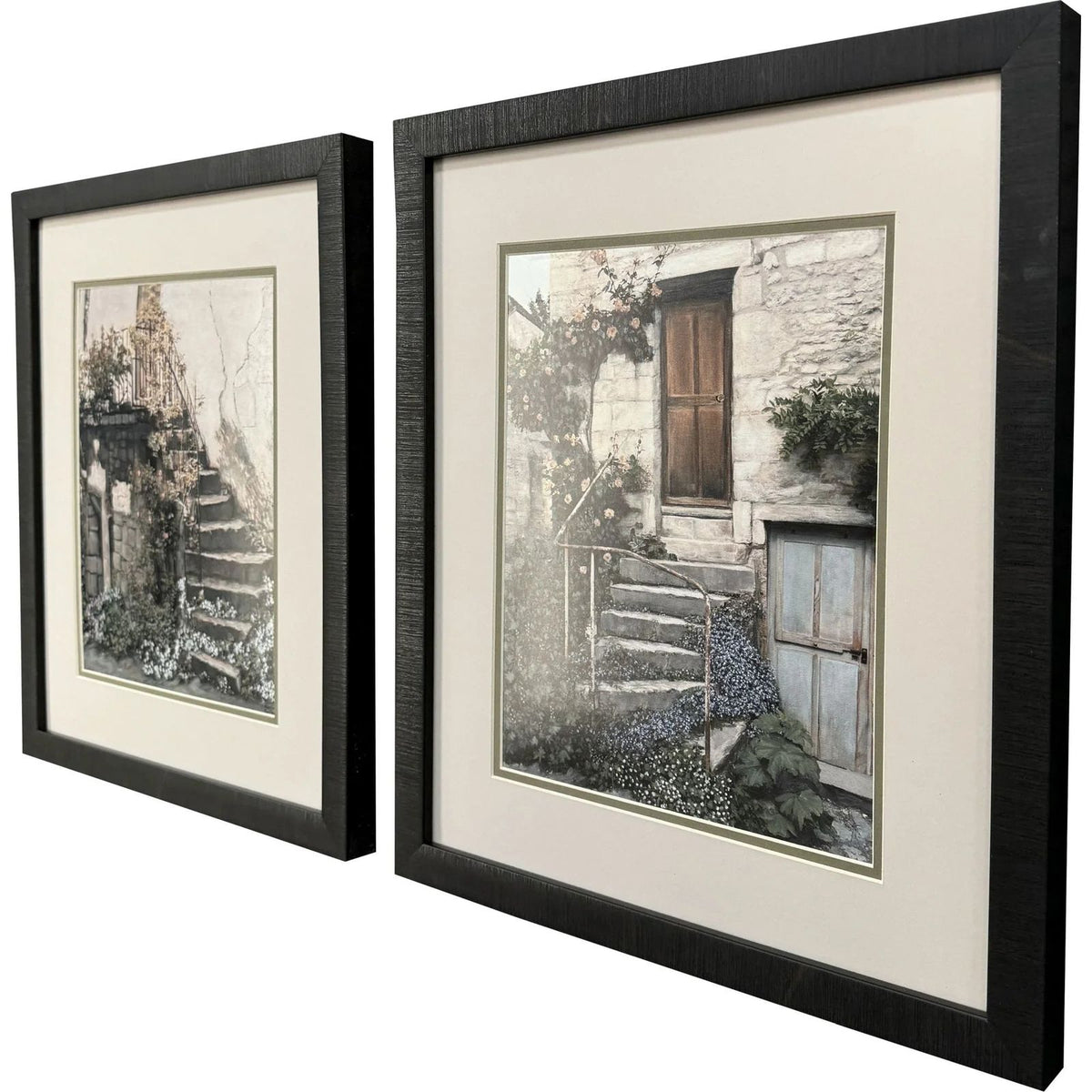 Porte Glass Front Grey Framed Wall Art 2PC -- view 3
