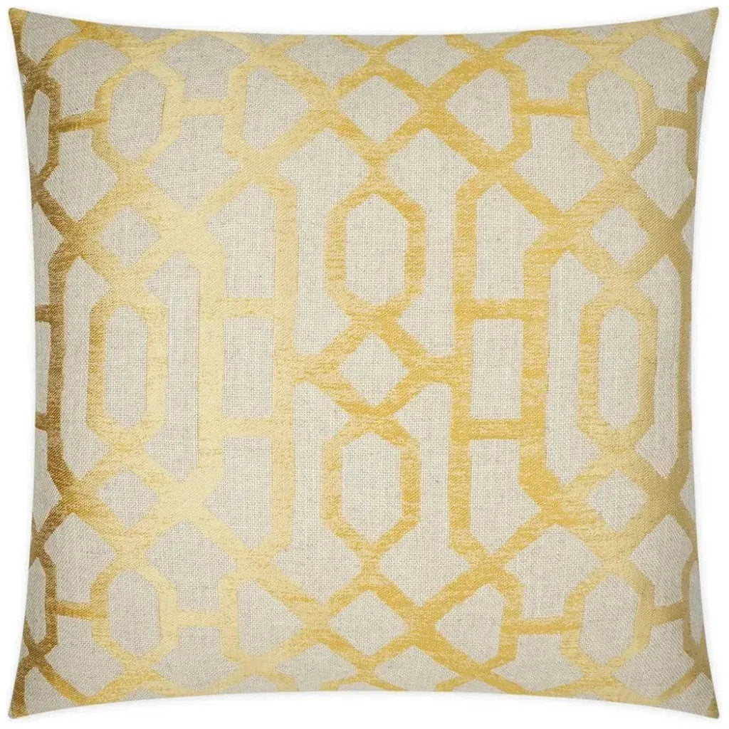 Portico Gold Global Gold Large Throw Pillow Insert - LOOMLAN - D.V. Kap - Throw Pillows
