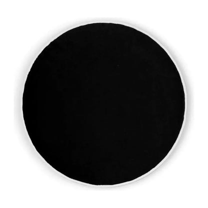 Posh Circle Black Throw Pillow With Insert - LOOMLAN - D.V. Kap - Throw Pillows