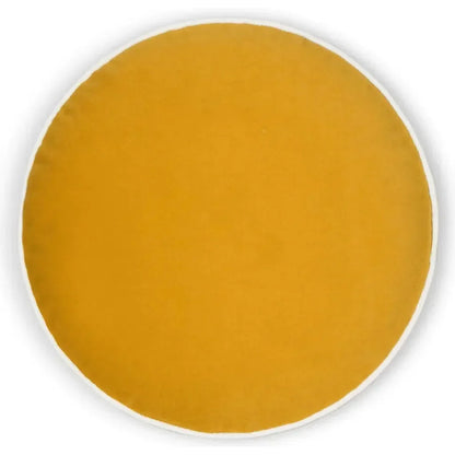 Posh Circle Mustard Yellow Throw Pillow Insert - LOOMLAN - D.V. Kap - Throw Pillows