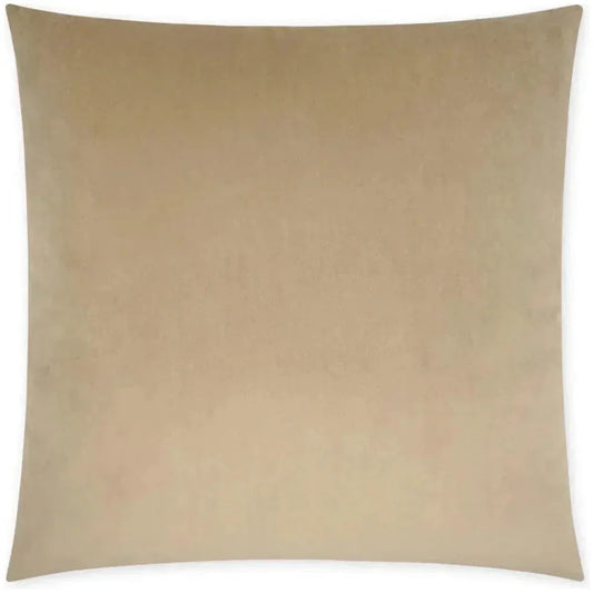 Posh Duo Latte Solid Taupe Large Throw Pillow Insert - LOOMLAN - D.V. Kap - Throw Pillows