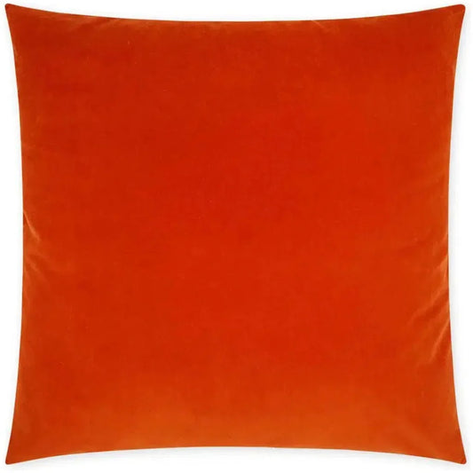Posh Duo Orange Solid Orange Large Throw Pillow Insert - LOOMLAN - D.V. Kap - Throw Pillows