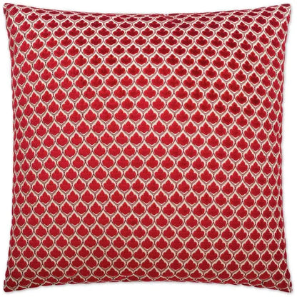 Posh Red Throw Pillow With Insert - LOOMLAN - D.V. Kap - Throw Pillows