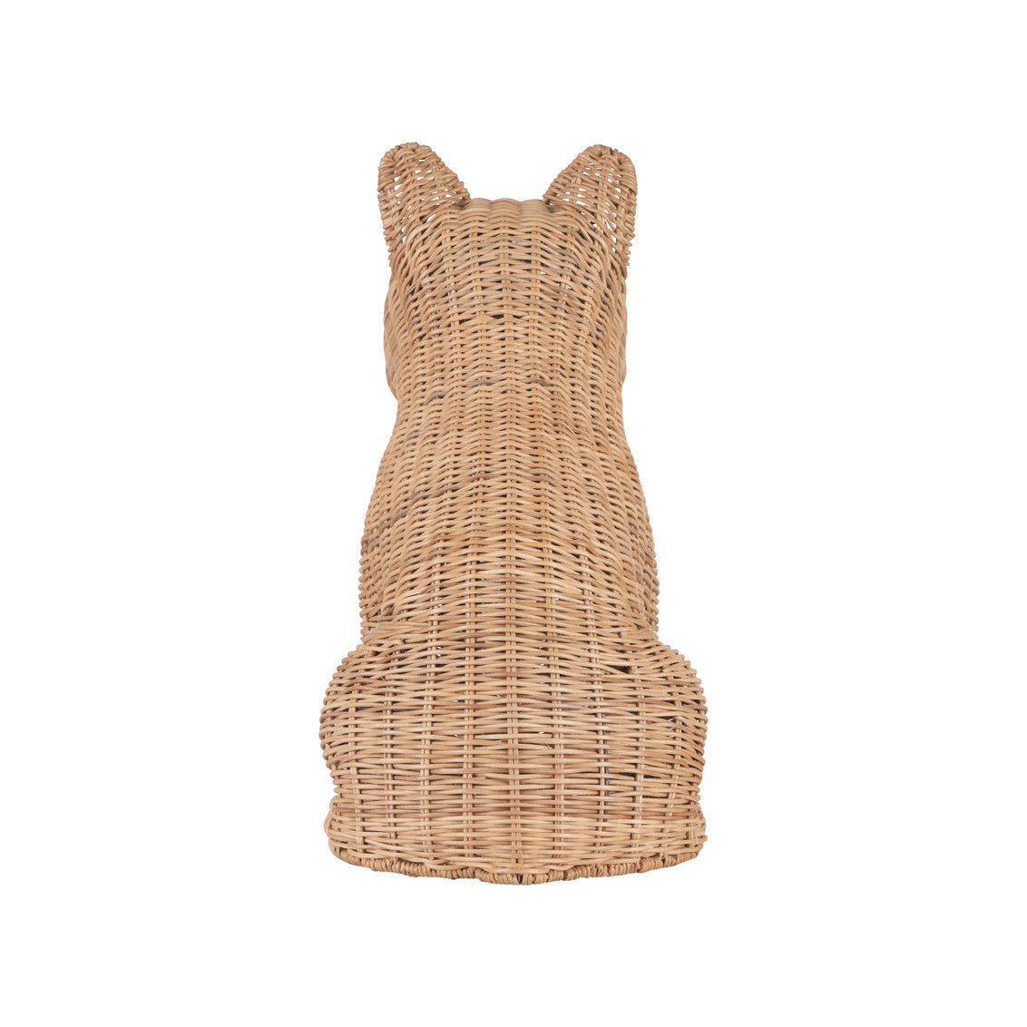 Prince French Rattan Bulldog Sculpture