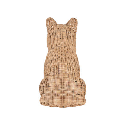 Prince French Rattan Bulldog Sculpture