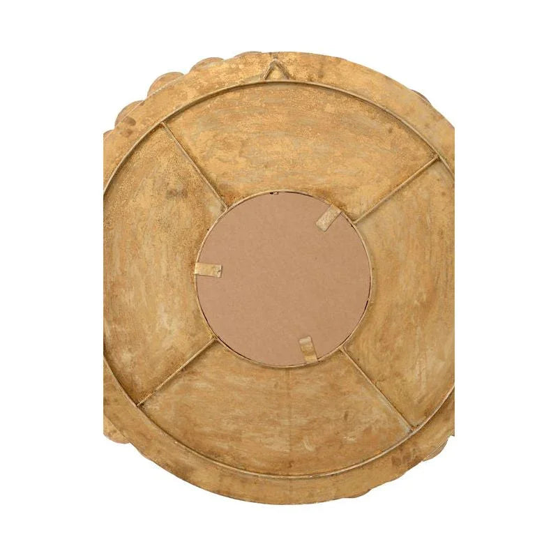 Promenea Aged Gold Leaf Finish Wall Mirror - LOOMLAN - Wildwood - Wall Mirrors