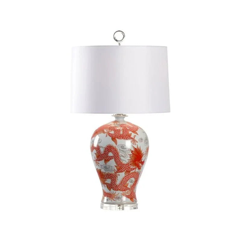 Prosperity Porcelain Made Table Lamp - LOOMLAN - Wildwood - Table Lamps