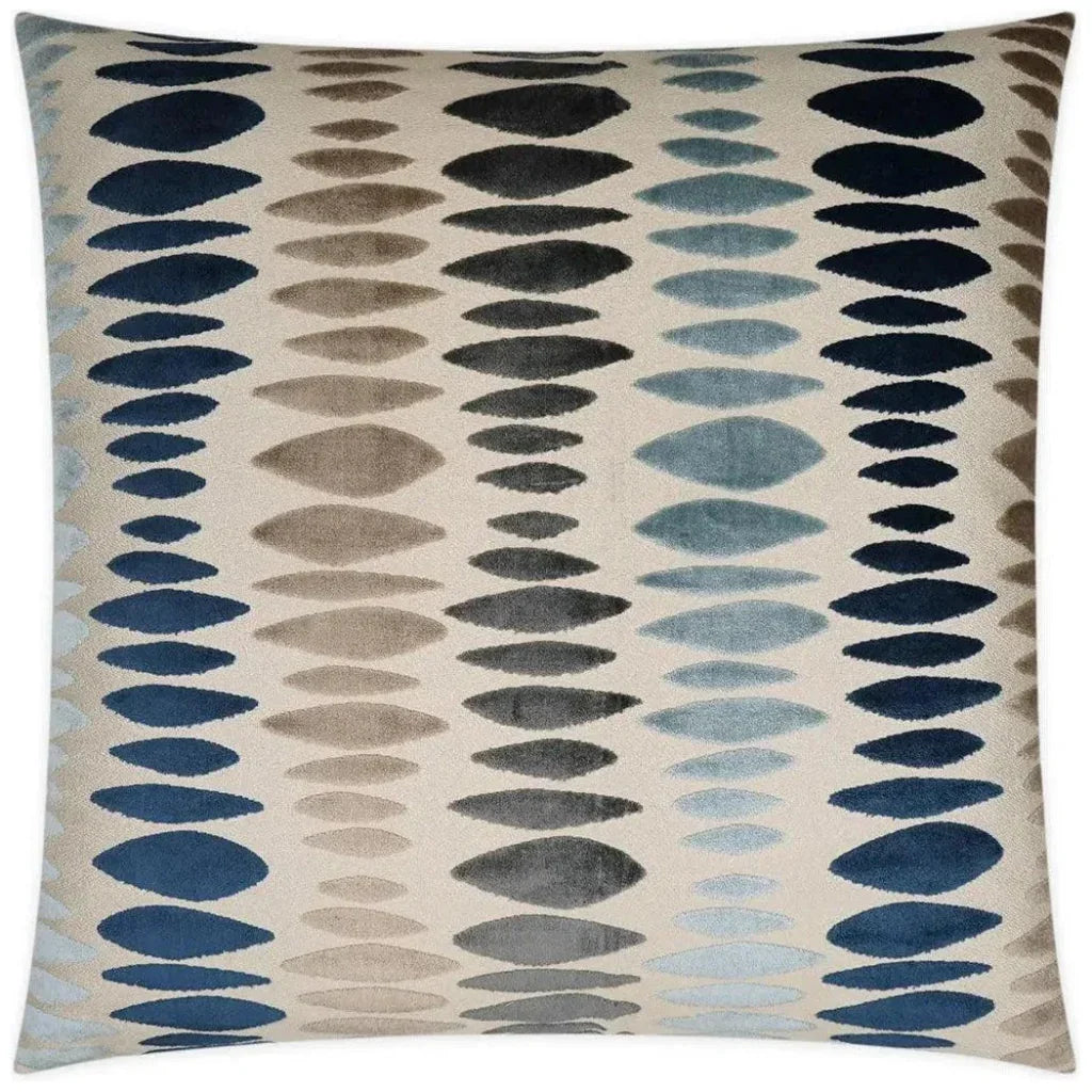Prospero Mineral Abstract Blue Mist Large Throw Pillow - LOOMLAN - D.V. Kap - Throw Pillows