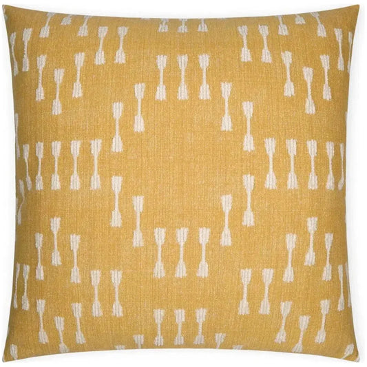 Purnima Sunshine Yellow Large Throw Pillow Insert - LOOMLAN - D.V. Kap - Throw Pillows