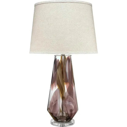 Purple Blown Glass Watercolor Table Lamp - LOOMLAN - Jamie Young - Table Lamps