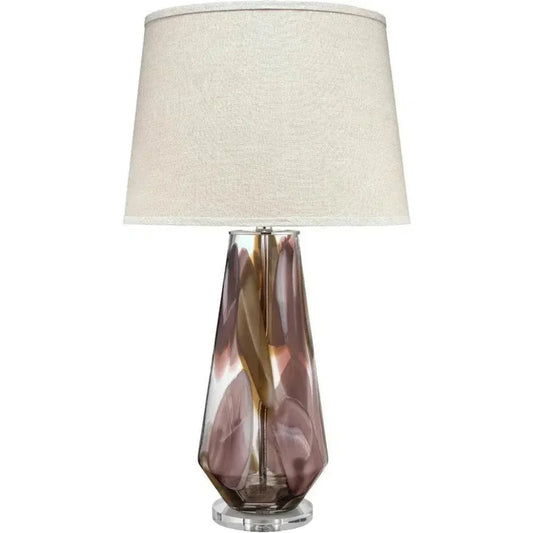 Purple Blown Glass Watercolor Table Lamp - LOOMLAN - Jamie Young - Table Lamps