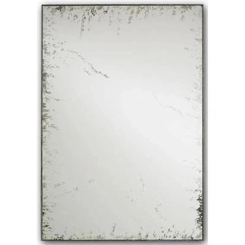Pyrite Bronze Antique Rene Rectangular Mirror - LOOMLAN - Currey & Co - Wall Mirrors