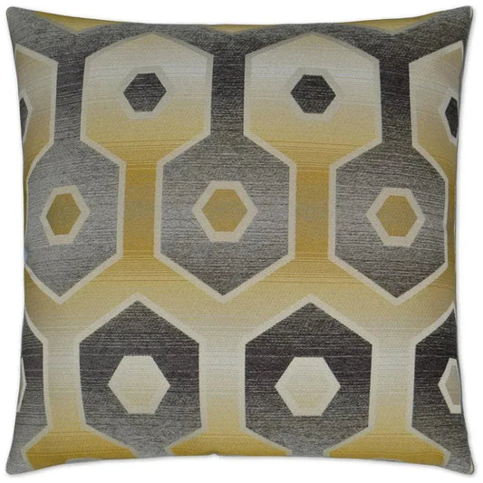 Quattroporte Grey Throw Pillow With Insert - LOOMLAN - D.V. Kap - Throw Pillows